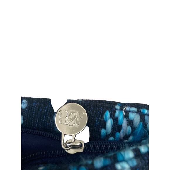 NWT America & Beyond Faux Fur Clutch Lake Effect Blue - Picture 6 of 8